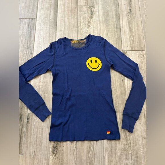 Aviator Nation Tops - Aviator Nation Navy Blue long sleeve